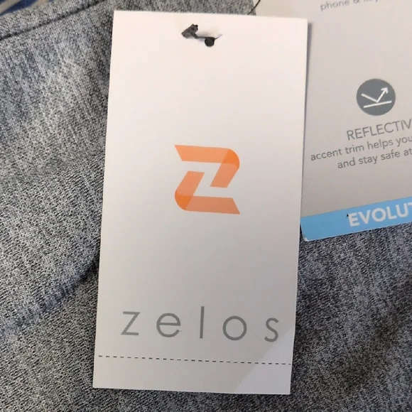 ZELOS Men's Light Gray Joggers  with Three pockets. Size L. Brand New. - Picture 9 of 14